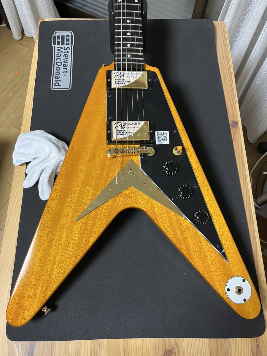 2017 Epiphone Joe Bonamassa Amos FlyingV  【デッドストック・新品保管品】 エピフォン ジョー・ボナマッサの画像4