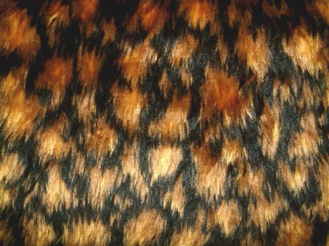  new goods CUSHMAN Cushman meat thickness Leopard pattern leopard print fur with cotton quilting the best (L size ) rockabilly cream soda tea 