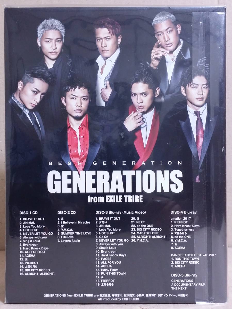 A5 With Defect Generations From Exile Tribe Best Generation Album2 Sheets Set Blu Ray Disc3 Sheets Set The First The Best Album Real Yahoo Auction Salling