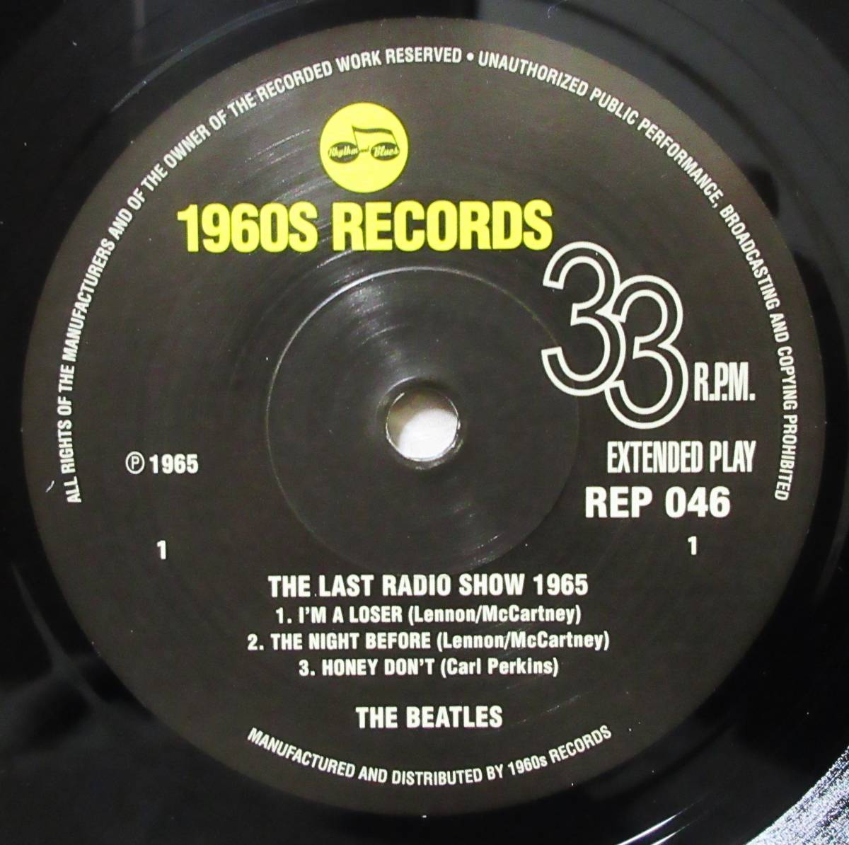 7''EP THE BEATLES [THE LAST RADIO SHOW 1965] THE BEATLES INVITE YOU TAKE A TICKET TO RIDE, JUNE 7, 1965/UK 1960S RECORDS/REP 046_画像4