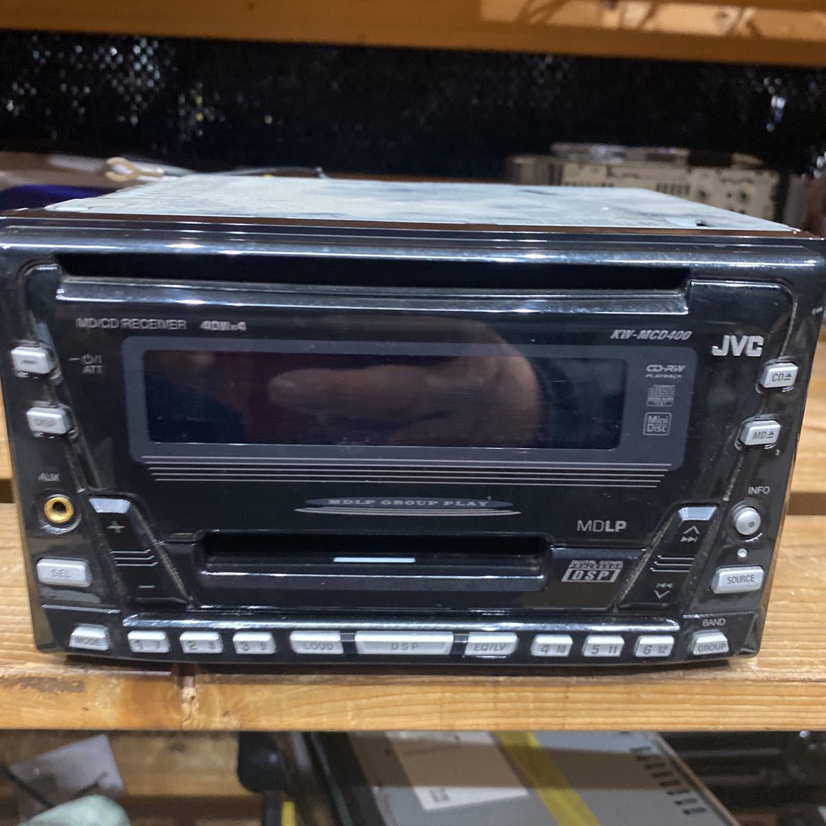 JVC MD CD RECEIVER KW-MCD400 AUX attaching 