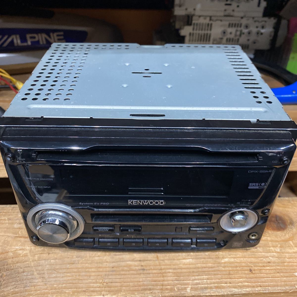 KENWOOD CD/MD RECEIVER DPX-55MD AUX_画像10