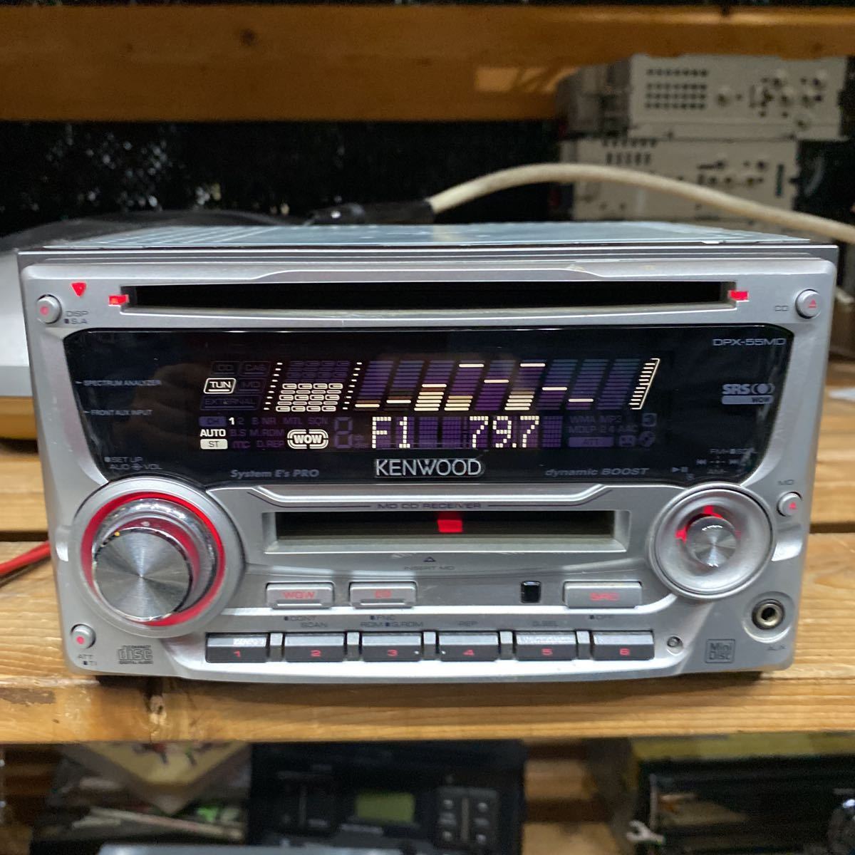 KENWOOD CD/MDレシーバー　AUX DPX-55MD_画像4