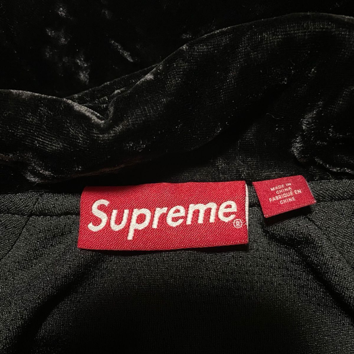 Supreme Crushed Velvet Track Jacket Supreme Crushed Velvet Track Jacket
