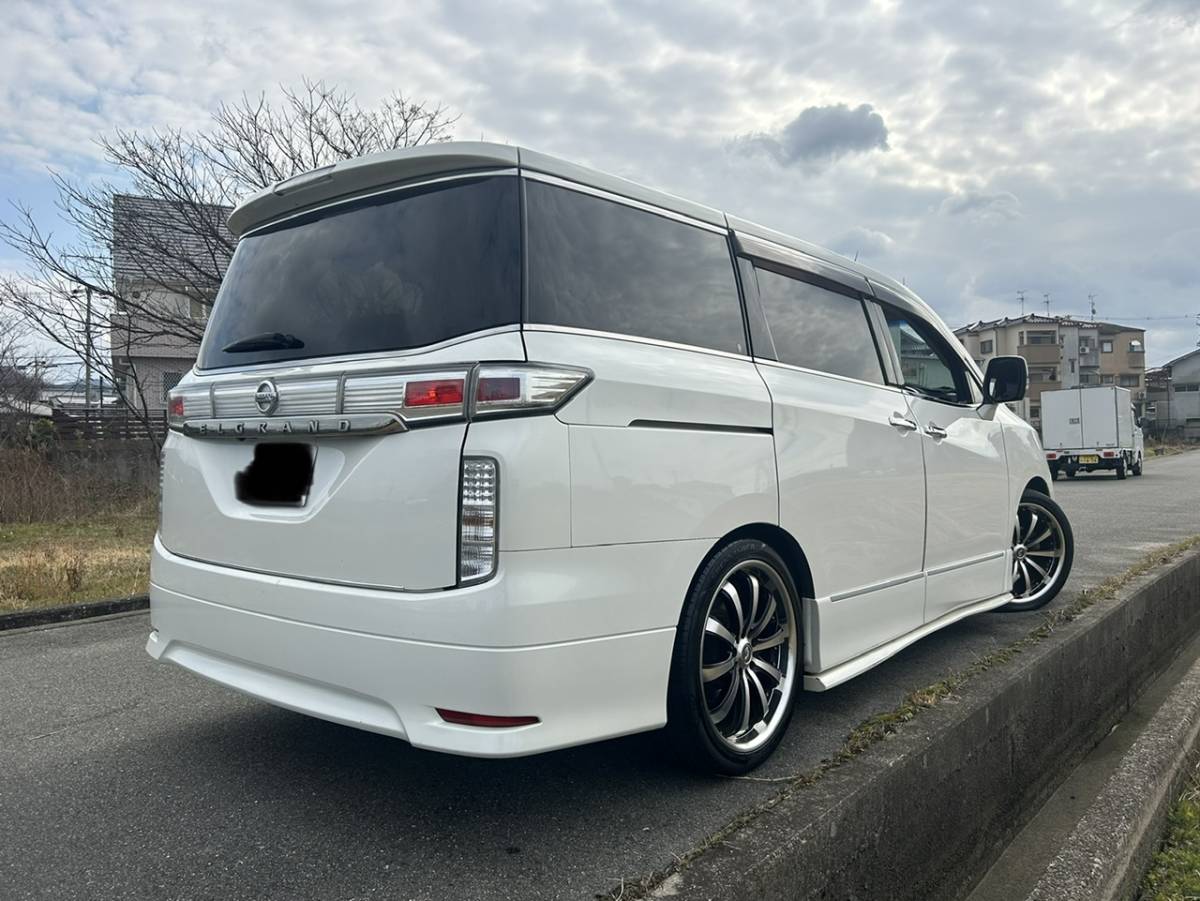 1円スタート！　日産　エルグランド　ハイウェイスター　E52 カスタム多数　2.5　Bluetooth ドラレコ　車高調　ローダウン　美車_画像7