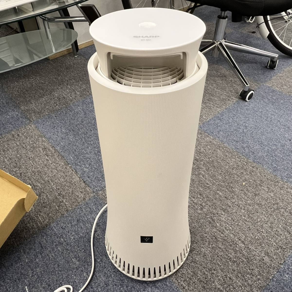 【稼動品】SHARP シャープ プラズマクラスタ 除菌脱臭機 空気清浄機 シャープ脱臭機 DY-S01-W 2019年製 家電 ホワイト 中古_画像9