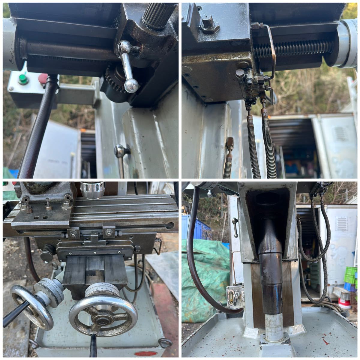 中古 長谷川 立フライス盤 HPF-747 200v 【直接引取 中古 長谷川 立フライス盤 HPF-747 200v 【直接引取