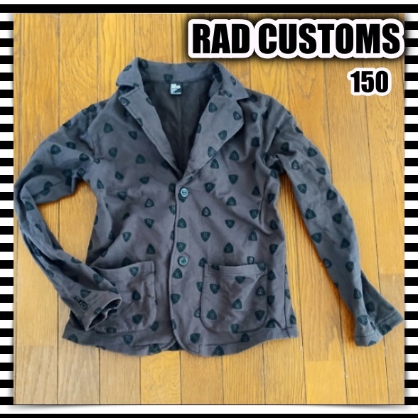 Rad Customs Rad Custom Jacket 150 Черный черный логотип Bluzon Boy Total Patter