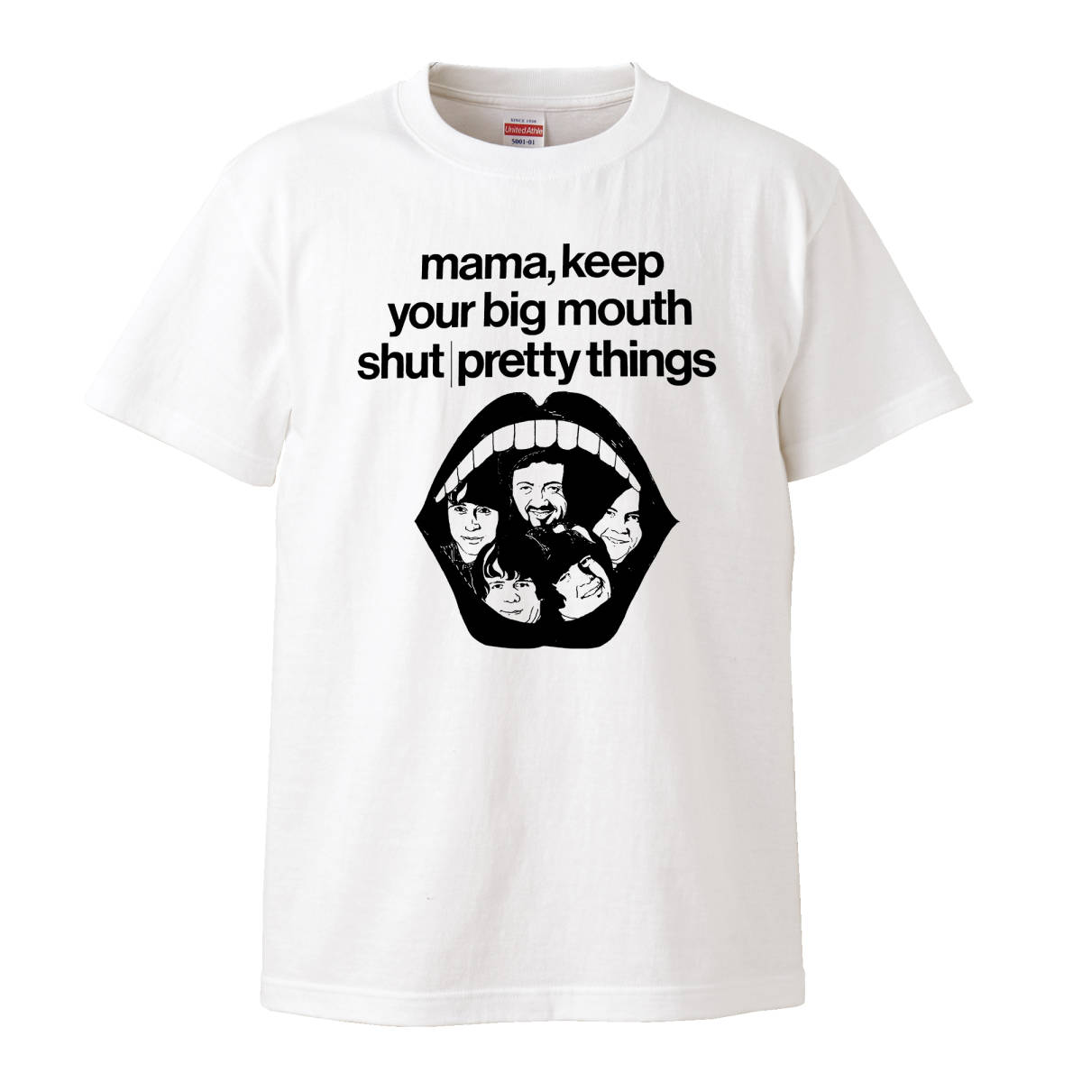 【Lサイズ Tシャツ】The pretty things プリティシングス LP CD レコード バンドT ガレージパンク garage punk 7inch ST-764_画像1