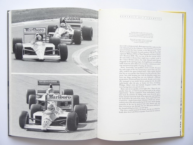 洋書◆アイルトン・セナ写真集 F1 チャンピオン ロータス マクラーレンの画像9