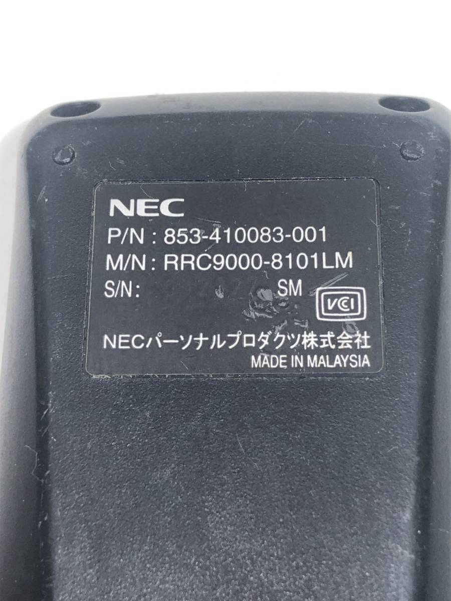 【NEC 純正 リモコン MN15】動作保証 即日発送 RRC9000-8101LM テレビ パソコン F17W81等