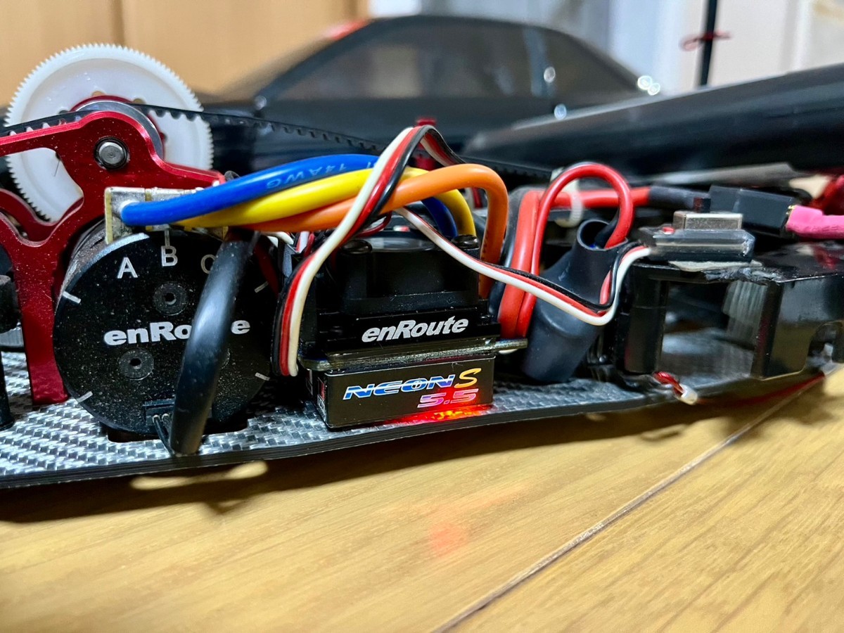 Alex Racing Design CER D08 ドリフト仕様 TRFダンパー付きフルセット(タミヤ、ヨコモ部品等、改造多数)_画像7