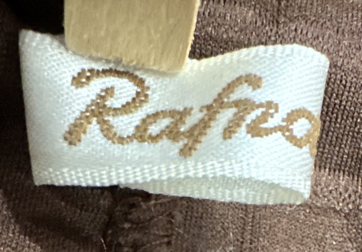 【美品】ア14☆Rafnaf キャミワンピース　茶　ロング丈　シンプル お洒落度UP♪大きいサイズ　伸縮性あり　オールシーズン可　お買い得♪_画像7