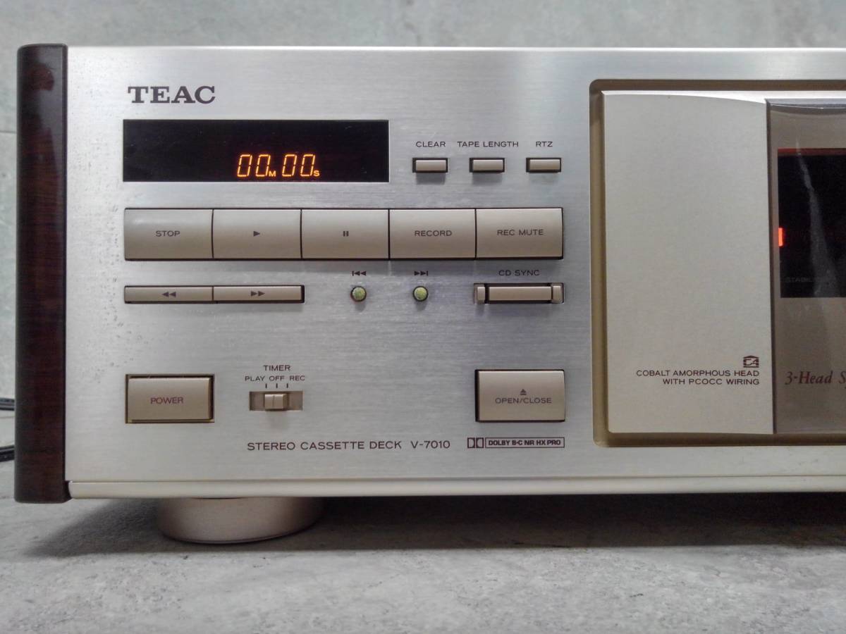 H25524(022)-811/TK20000　TEAC ティアック カセットデッキ V-7010_画像7