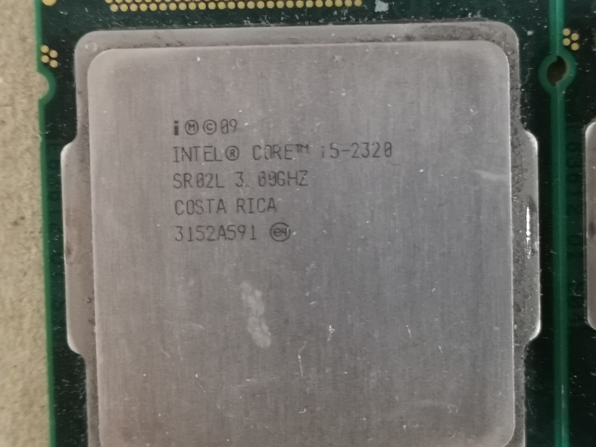 i5-2320 CPU 2個セット ジャンク扱い_画像2