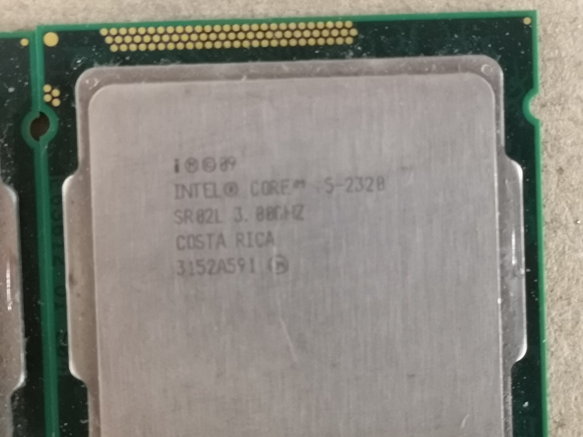 i5-2320 CPU 2個セット ジャンク扱い_画像3