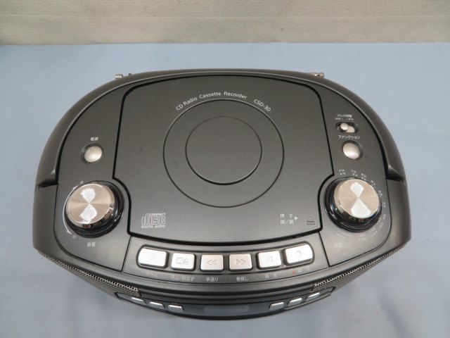 ★Aiwa CSD-30 CDラジオカセットレコーダー 録音/再生/REC アイワ 電源コード付き 動作品 89627★！！_画像5