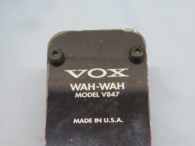 ★VOX V847 エフェクター ワウペダル WAH-WAH ユニオン・ジャック ヴォックス USED 90395★！！_画像7