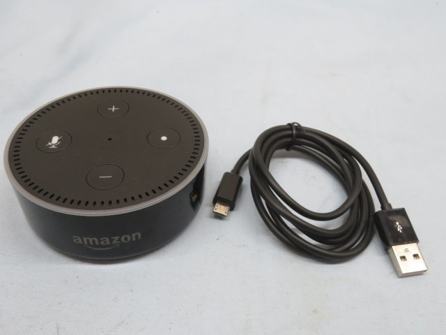 ★Amazon RS03QR Echo Dot スマートスピーカー 第2世代 アマゾン エコードット USBケーブル付き USED 90441★！！_画像3