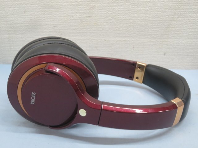 美品★SATOLEX DH297-A1DR PLUM HDHO297 ヘッドホン サトレックス ヘッドフォン ケーブル/ポーチ/元箱/取扱説明書付き 動作品 90662★！！_画像2