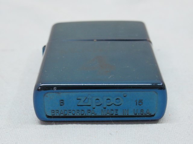 ★Zippo DeNA BAYSTARS YOKOHAMA ARANAMI4 オイルライター 2015年製 ジッポ 横浜DeNAベイスターズ 喫煙具 フリントあり USED 90925★！！_画像4