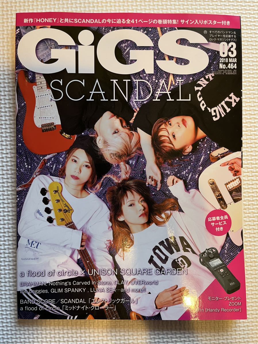 GiGS（ギグス）SCANDAL表紙号9冊セット_画像10