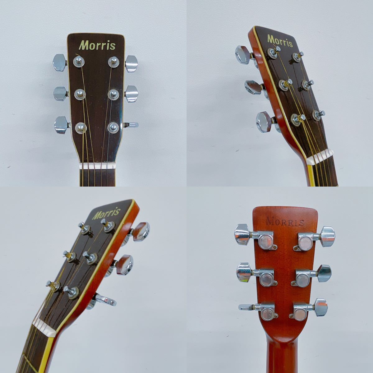 12Ｅ043 Morris モーリス アコースティックギター W-30 全長104 弦長64.5 ナット幅5（全て約cm）素人採寸 楽器 ハードケース付_画像5