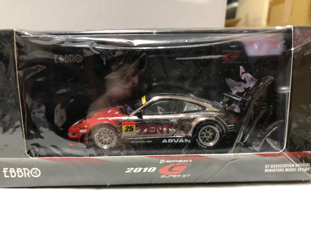 ■EBBRO 1/43 2010 ゼント ポルシェ911 RSR #25 スーパーGT GT300