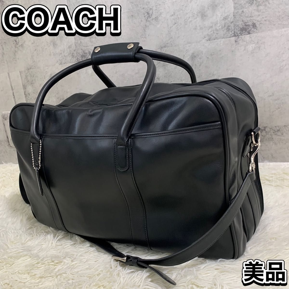 coach コーチ ボストンバッグ 2way グラブタンレザー　オーバーナイターバッグ F77188 牛革 ショルダーバック