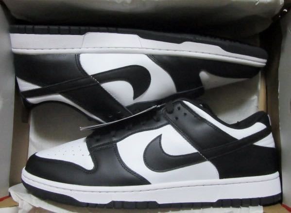 希少 29.5cm Nike Dunk Low Retro パンダ WHITE / BLACK US11.5 ナイキ ダンク PANDA Air Jordan 1 High OG 85 Golf Grey Fog DD1391-100_画像2