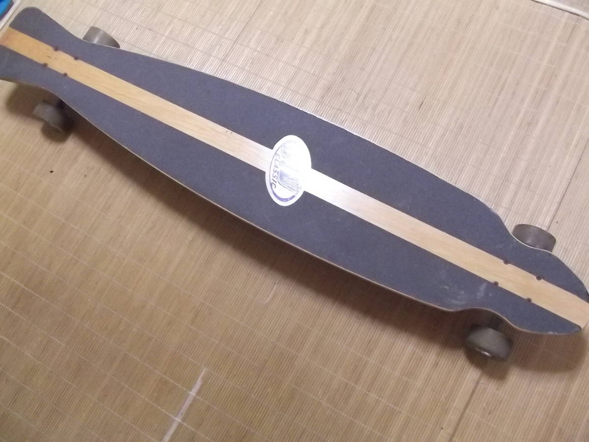  used wooden SUPER-P.WOOD long skateboard long board 47 -inch 