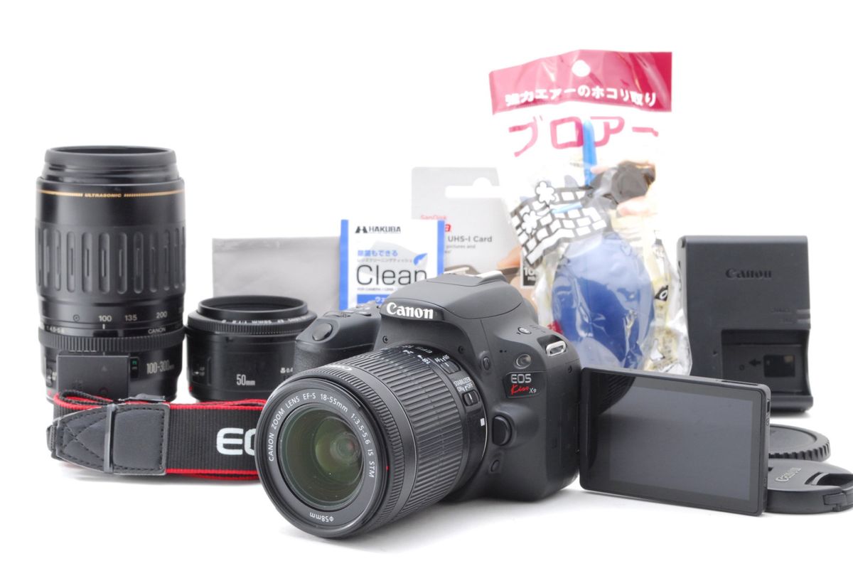 トリプルレンズ 高機能でカメラデビューに Canon EOS kiss X9 キヤノン