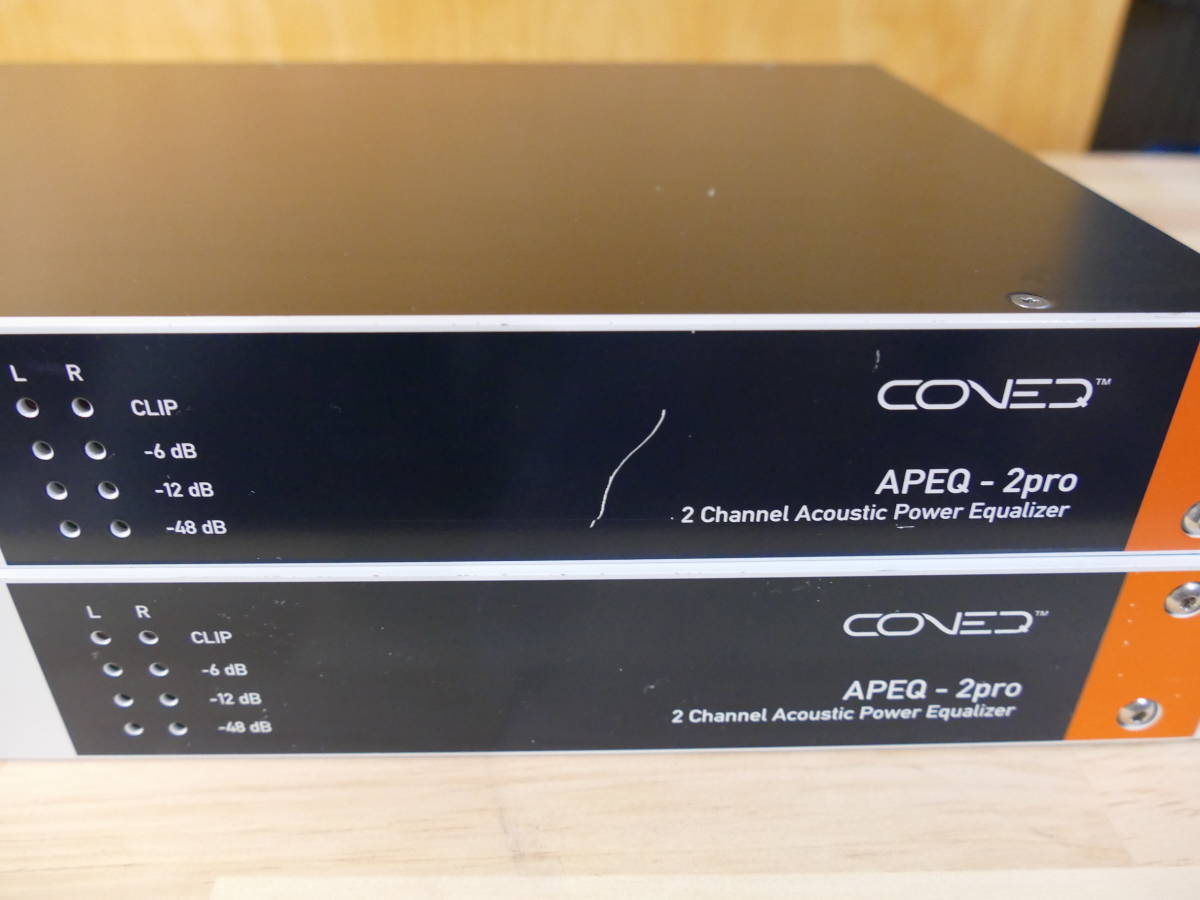  не проверка * текущее состояние товар #REAL SOUND LAB APEQ-2PRO эквалайзер 2 шт. комплект 