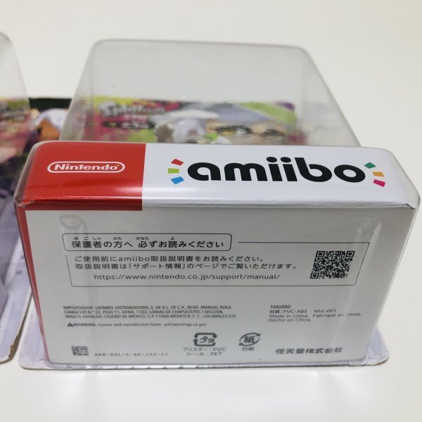 M5172 ●新品 未開封 即決●amiibo アオリ ホタル / シオカラーズ セット (アミーボ スプラトゥーン●Splatoon / Callie & Marie 2-Pack_画像6