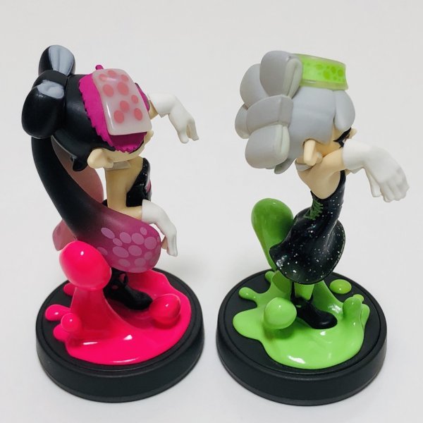 M5273 ●中古 美品 即決●amiibo アオリ ホタル / シオカラーズ セット(アミーボ スプラトゥーン) ●Splatoon / Callie & Marie 2-Pack_画像8