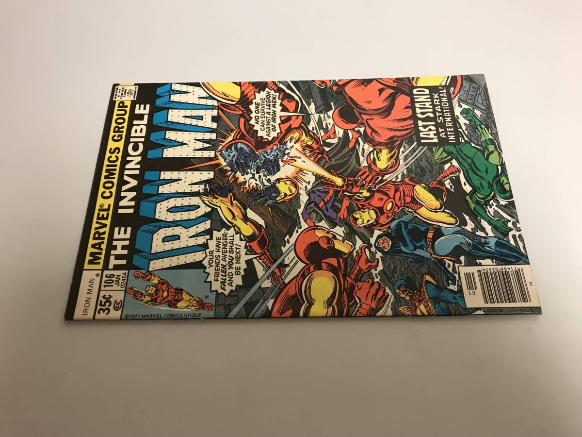 IRON MAN アイアンマン (MARVEL COMICS) マーベル コミックス 1977年 英語版 #106_画像2