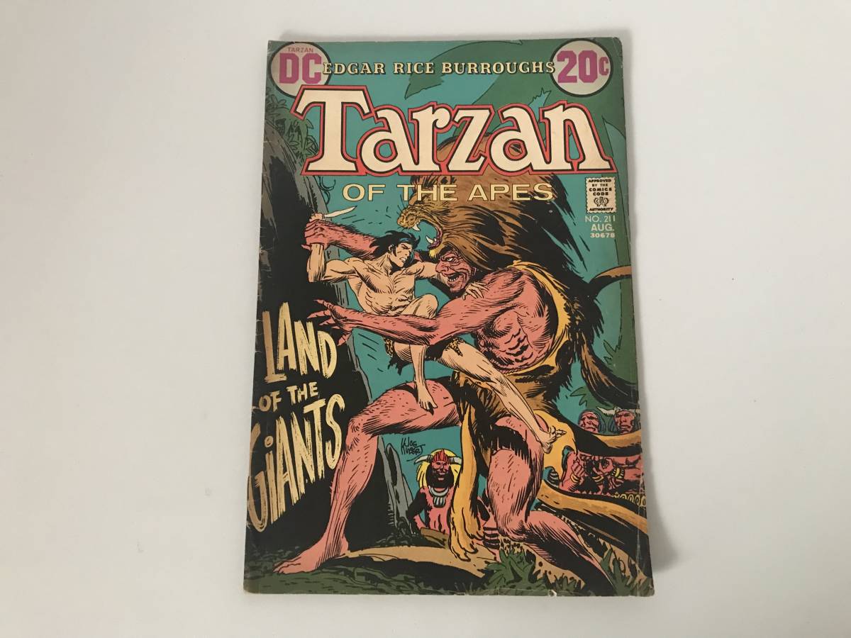 TARZAN of the apes (DC コミックス) エドガー・ライス・バローズ 1972年 英語版 #211_画像1