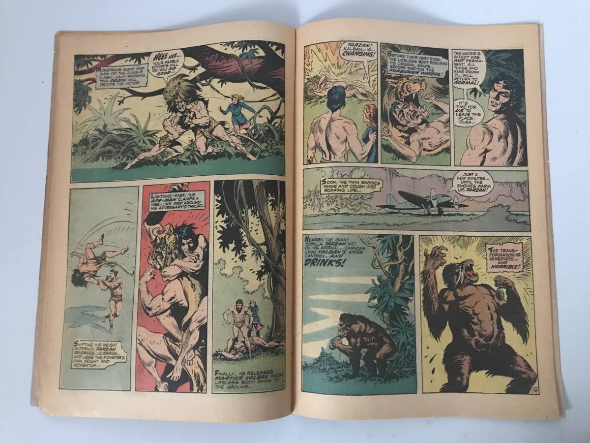 TARZAN of the apes (DC コミックス) エドガー・ライス・バローズ 1972年 英語版 #211_画像6