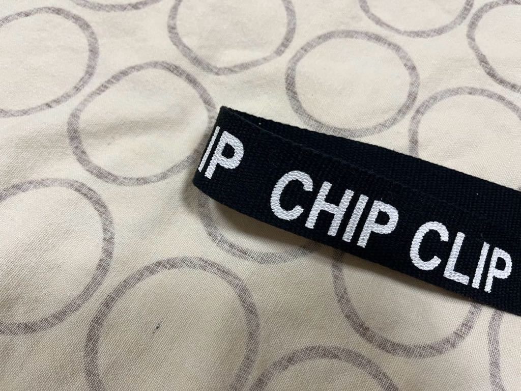 CHIP CLIP ロゴプリントがかわいいキッズベルト ブラック_画像3