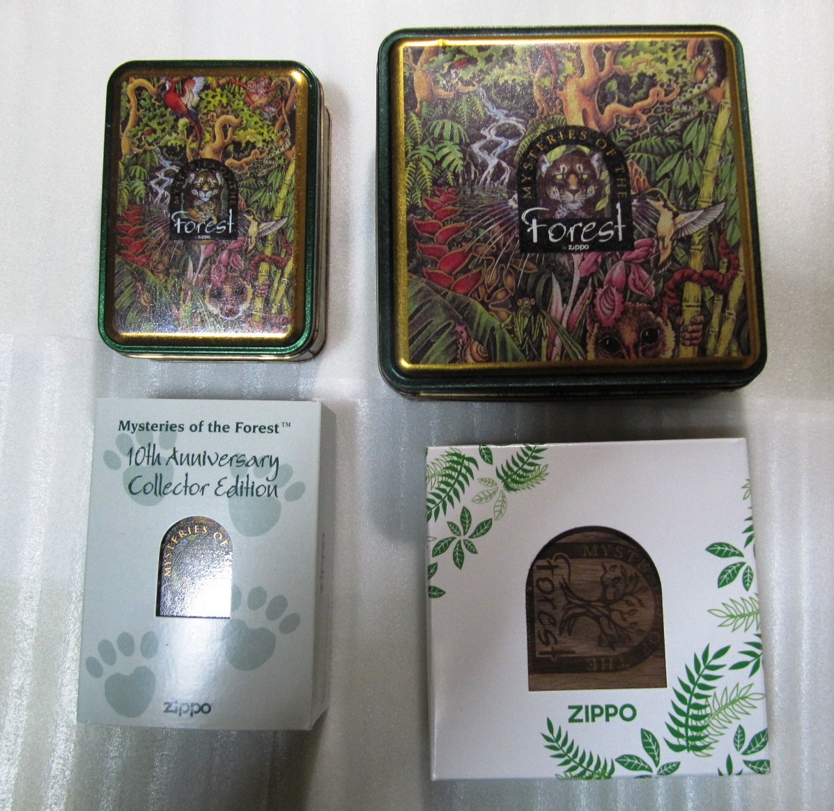 The he Mysteries of the forest 神秘の森計 4セット 1995 2セット -10周年- 25周年記念 ZIPPO