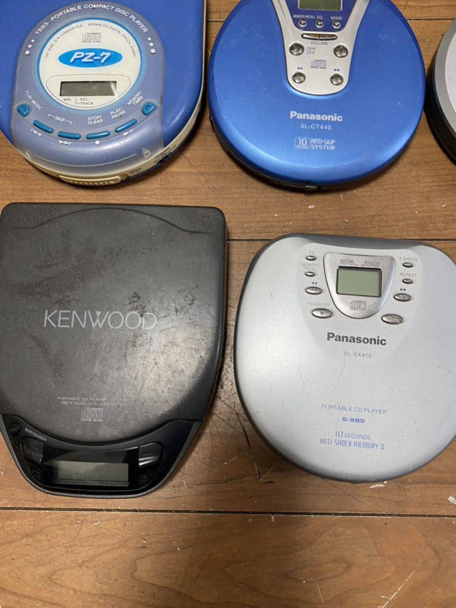 CDプレーヤー ポータブルCDプレーヤー Panasonic KENWOOD SONY Discman sony walkman CASIO audiocomm 18台まとめて売る_画像3