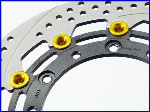 《M2》良品♪2008年 XJR1300FI SUNSTAR プレミアムレーシング フロントディスクローターset♪298mm♪V-MAX/XJR1200♪_画像5