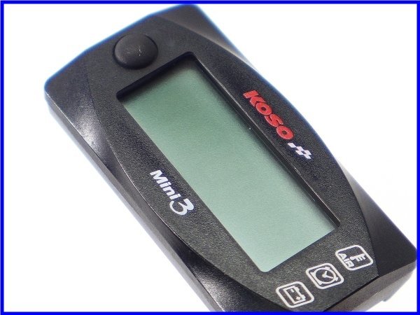 《S》良品♪1998年 V-MAX KOSO Mini3 デジタル温度計♪時計/気温/電圧♪_画像5