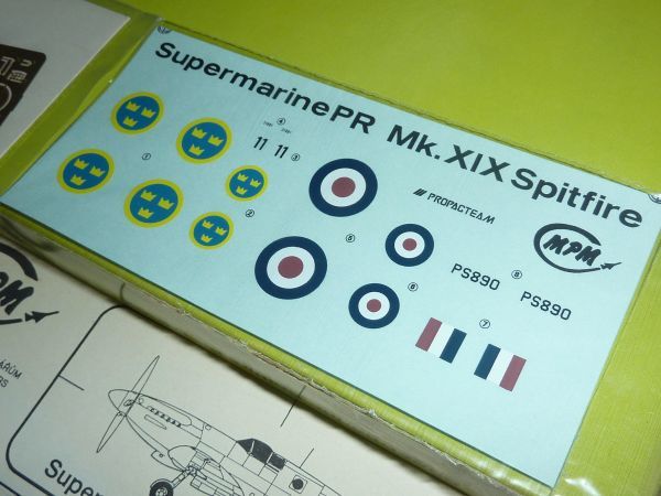 1/72　スーパーマリン スピットファイア PR Mk.XIX MPM Supermarine SPITFIRE PR XIX_画像4