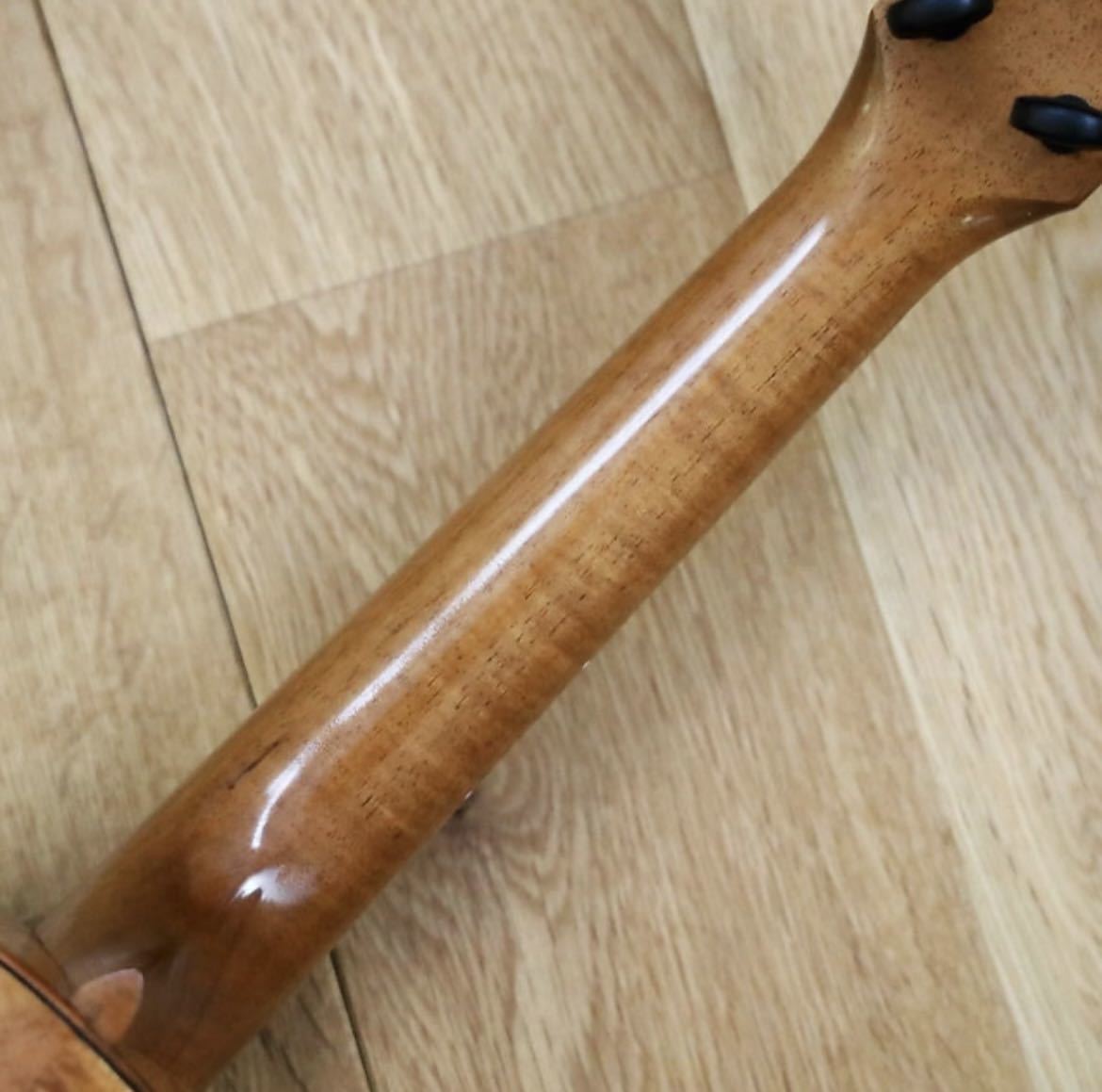 【ミント品】Palm Tree Ukuleles Concert Pineapple All Koa_画像7