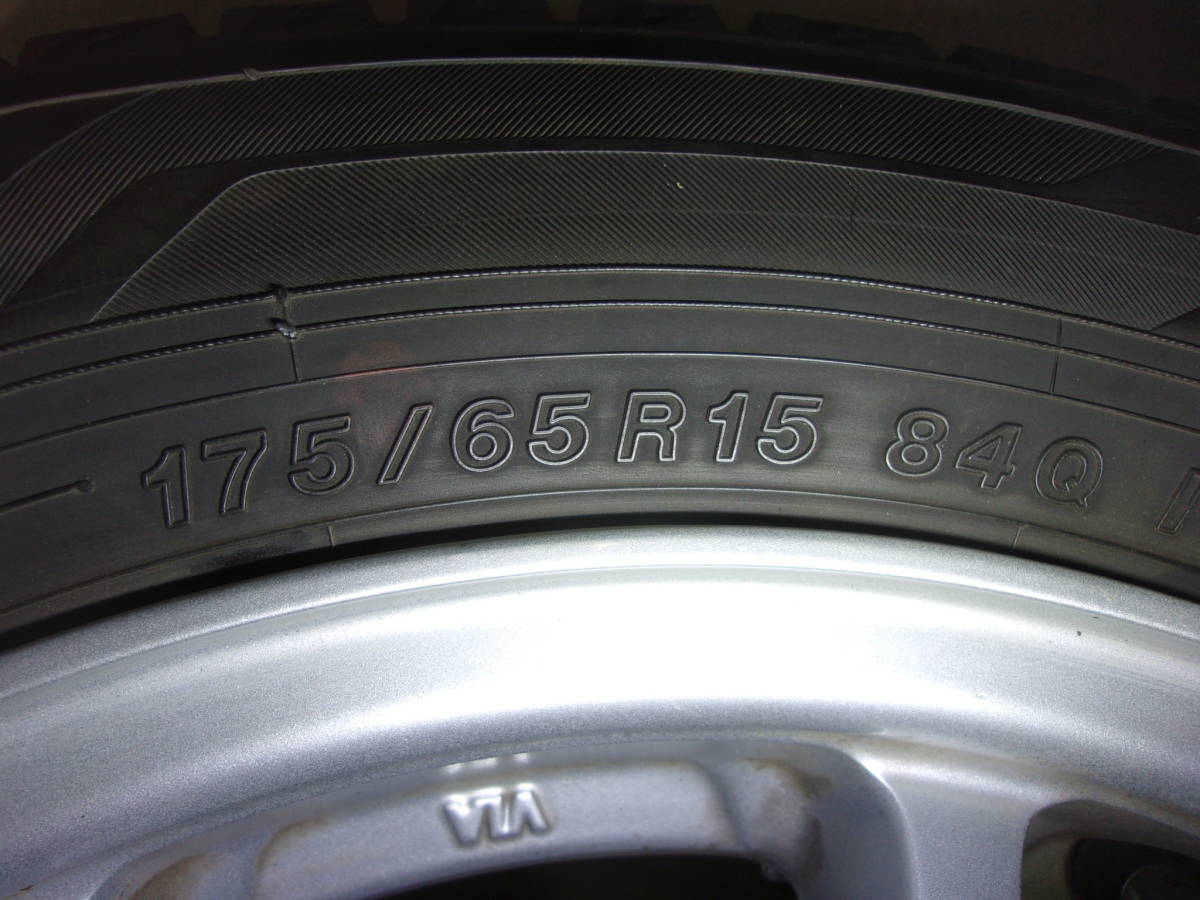 M-0049スタッドレス屋175/65R15アルミ付き４本（6J 100 4穴 +45)⑰　　　　本州送料込み_画像3