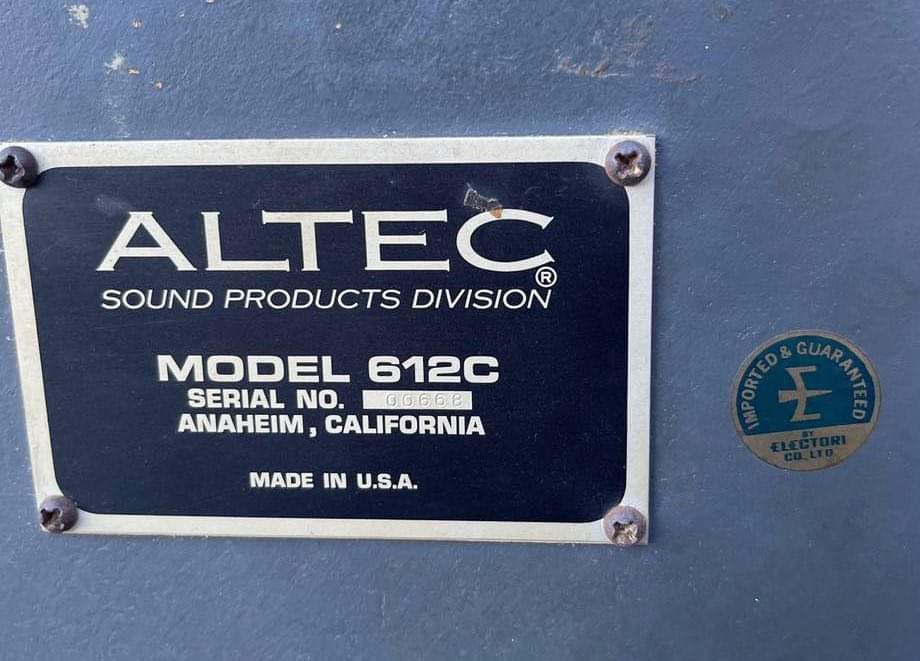 ALTEC 612C スピーカーペア アルテック_画像5