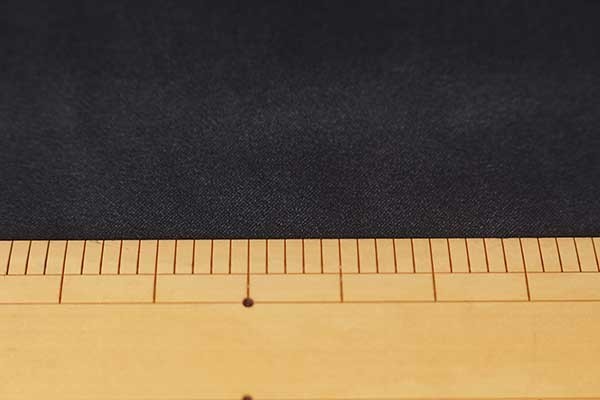 ♪ポリエステルパウダーシフォン 紺 巾：130cm♪特価はぎれ2.6m[9020]の画像4