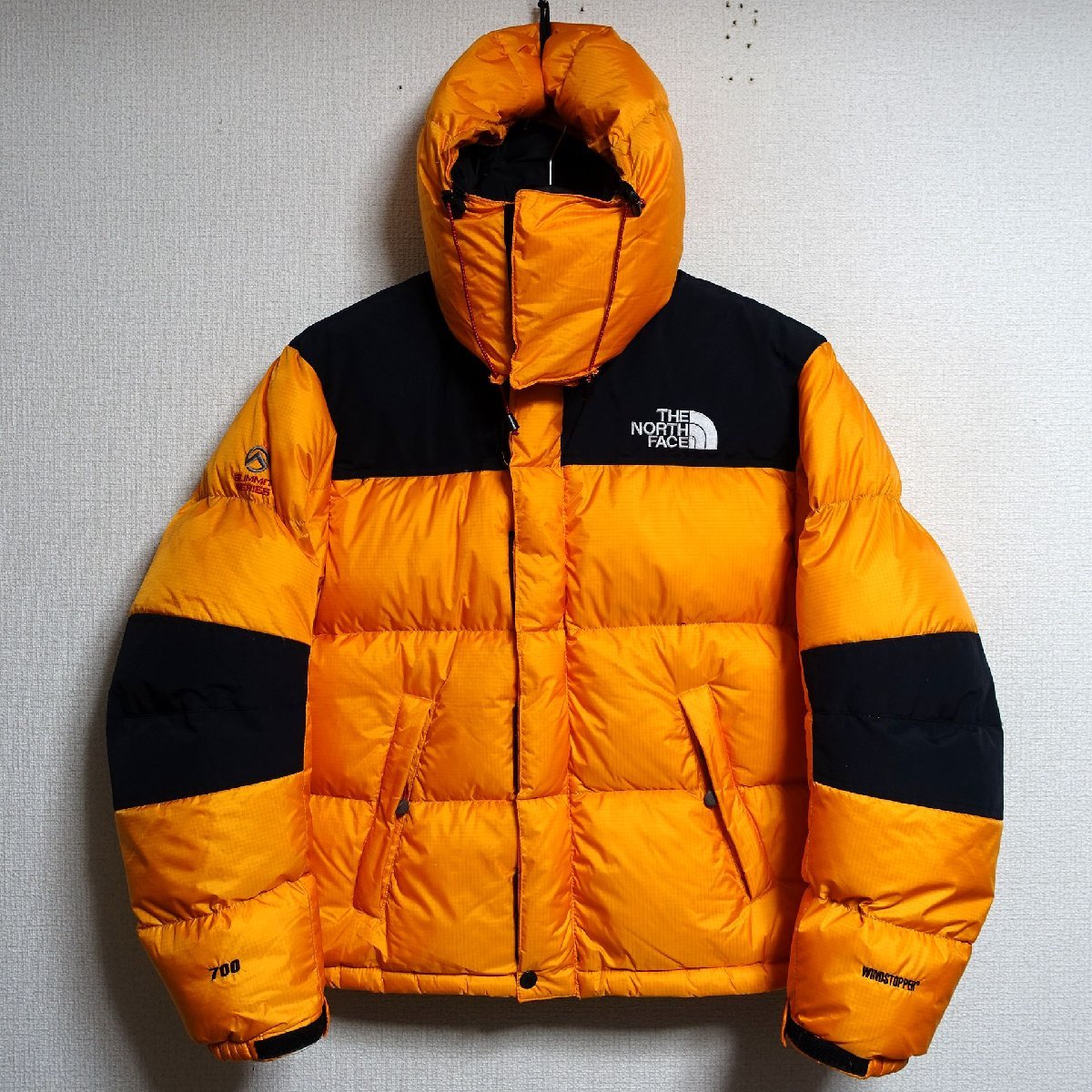 THE NORTH FACE ノースフェイス サミットシリーズ バルトロ ダウンジャケット 700FP メンズ XSサイズ 正規品 イエロー Z2426_画像1