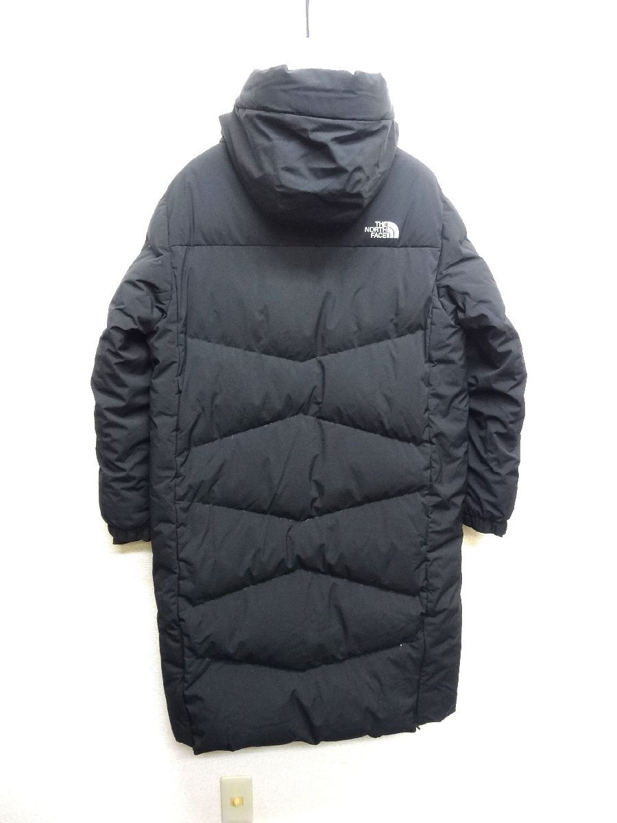 THE NORTH FACE ノースフェイス ドライベント ダウンコート ロング ダウンジャケット メンズ XLサイズ 正規品 ブラック D5851_画像2